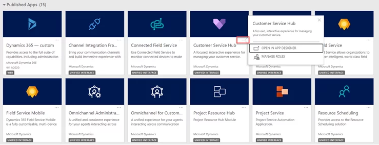 Microsoft Dynamics 365 β Role-Based Sitemap Navigation